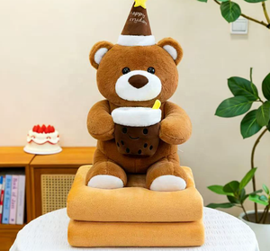 Cartoon Air Conditioner Blanket Pillow <strong>Rabbit</strong> Nap Manufacturer Direct Sale Stuffed <strong>Toy</strong> Foreign Trade Wholesale Animal <strong>Toy</strong> - Product Image 2