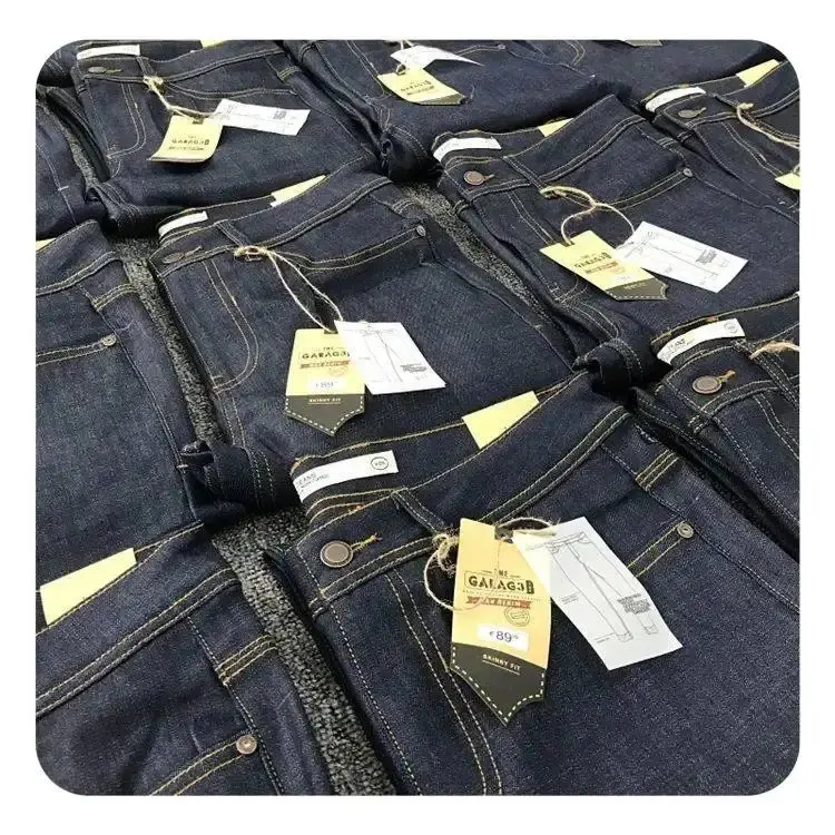 made in china stylish used jeans men's skinny new model jeans pants stock bulk sale bale