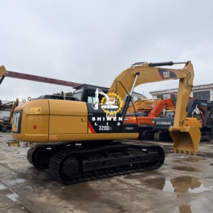 Excavadora Usada de Alta Calidad y Bajo Precio, Cat329D2L, Máquina Japonesa para Movimiento de Tierras, 29 Toneladas, Excavadora de Segunda Mano Cat 329D2L en Venta, Color Amarillo - Product Image 3