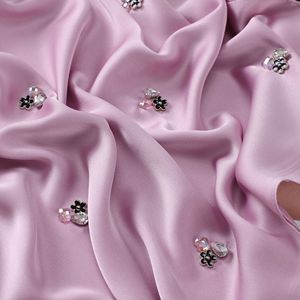 Voile Hijab en Chiffon Haute Densité Cousu Main avec Cristaux Noirs, Bandeau Malaisien, Châle Moyen-Oriental pour Femme Musulmane, Tenue Traditionnelle - Product Image 4
