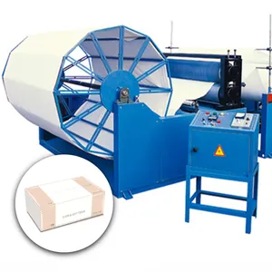 Automatic Non Woven Fabric Soft Cotton Kitchen Toilet Paper Towel Rolls Rolling Making Machine