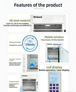 <span class=keywords><strong>Hotte</strong></span> à fumée moderne tout acier avec armoires pour laboratoire de chimie scolaire - Product Image 4