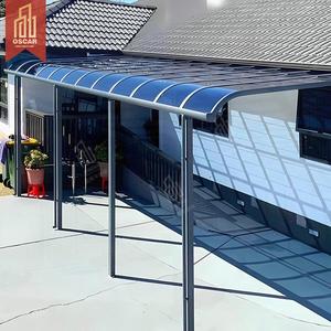 Lớn trượt ra ngoài điện có thể thu vào ngoài trời Patio vườn cắm trại không thấm nước dù để che nắng mái hiên - Product Image 1