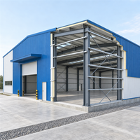 Entrepôt industriel préfabriqué en acier durable avec assemblage rapide et structure de stockage