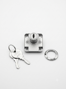 Cerradura Cuadrada Compacta Multi Max de 20 mm, Herraje Multiusos para Armarios, Cajones, Puertas de Muebles, Cajas de Almacenamiento - Product Image 1