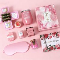 Coffret de soins personnels LANJO, cadeau d'anniversaire, panier cadeau d'amitié, ensemble pour maman, grand-mère, épouse, petite amie, meilleure amie, sœur, elle, fait main
