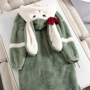 Nuovo <span class=keywords><strong>pigiama</strong></span> di <span class=keywords><strong>coniglio</strong></span> di spessore autunno e inverno <span class=keywords><strong>pigiama</strong></span> carino Set di vestiti per la casa da donna - Product Image 5