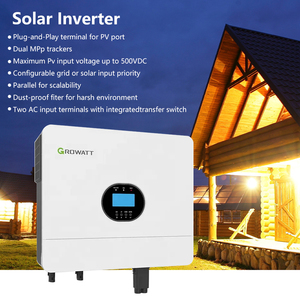 Growatt SPF6000ES เวอร์ชัน EU PLUS dual MPPT 6KW กริดไฮบริดเฟสเดียวอินเวอร์เตอร์พลังงานแสงอาทิตย์ขาย growatt SPF 6000 PLUS GR - Product Image 2