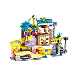 405 pièces marbre course parc d'attractions blocs de construction ensemble tige bricolage assemblage labyrinthe piste rouleau balle briques Construction bâtiment <span class=keywords><strong>jouet</strong></span> - Product Image 1
