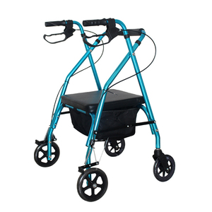 סיטונאי גובה מתכוונן מתקפל שיתוק מוחין ישן אנשים אלומיניום הליכון Rollator למבוגרים - Product Image 2