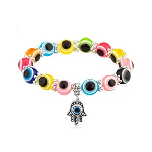 Bracelets turcs porte-bonheur pour femmes et hommes, perles de cristal colorées, charme, bracelet d'amitié pour couple, bijoux cadeaux - Product Image 4