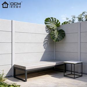 Clôture Modulaire de Style Européen en Aluminium, Profilés Composites Minéraux, Certifiée ISO, Résistante au Feu et au Vent, Idéale pour Jardin Extérieur - Product Image 1
