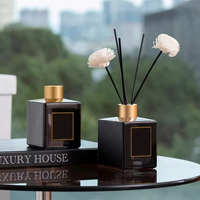 Diffuseur de roseaux électrique 100 ml pour la maison, la voiture, le bureau, désodorisant d'air, huile essentielle naturelle pure, aromathérapie, bâtonnets parfumés écologiques