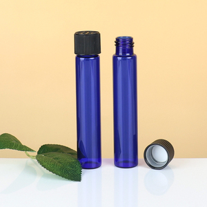 Tubes en verre <span class=keywords><strong>bleu</strong></span>/ambre de 115 mm résistants aux enfants - Bouchon blanc lisse CR - Prix usine (400 unités) - Product Image 5