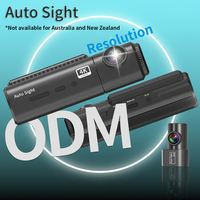 Cámara DVR Inteligente 4K con Doble Lente Starvis2 y Visión Nocturna, Grabadora de Video Delantera/Trasera para Tablero de Auto con WiFi, Sensor G y 1 Año de Garantía