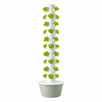 Tour de culture hydroponique certifiée CE à 10 niveaux, avec prise standard EU/UK, pour jardin vertical intérieur/extérieur, idéale pour la culture de légumes
