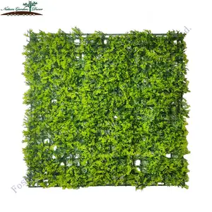 Panneau de plantes Vertical de haute qualité, mousse artificielle pour jardin, décoration murale, vert
