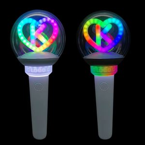 Nouveau 2026 – Bâton lumineux moderne en plastique imprimé en typographie pour concerts, mariages, avec logo irisé – Vente chaude - Product Image 1