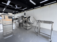 Grote automatische industriële friteuse met gepatenteerde technologie motorpomp lager voor donuts, snacks en voedselverwerkingsmachines