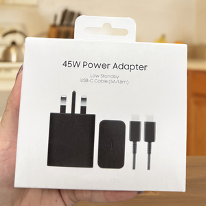 New Arrivals Mobile Phone Charger EU US UK Plug USB Type C for Samsung 45W Super Fast Charging for Samsung S22 S23 Note10 Note20 - Product Image 6