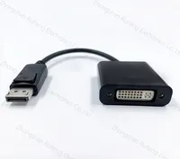 Поддержка 1080P активного адаптера порта дисплея штекер-гнездо DVI кабель Displayport DP-DVI конвертер
