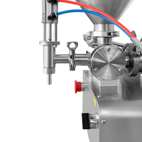 Machine de remplissage pneumatique semi-automatique G1WG 100-1000 ml pour bouteilles en plastique et en verre, jus, cosmétiques, liquides visqueux