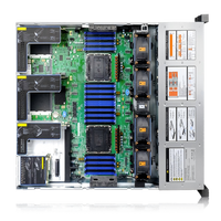 Serveur en rack professionnel 2U avec double processeur INTEL Xeon 4e/5e génération, 32x DDR5, 24x disques durs SATA/SAS 2,5', 7x cartes accélérateurs et stockage