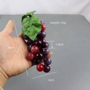 Faux fruits de simulation, 36 grappes de raisins artificiels en plastique, fruits réalistes pour la décoration de la maison, des mariages, des fêtes et des jardins - Product Image 3