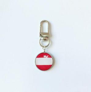 พวงกุญแจโลหะธงชาติคุณภาพสูงขายส่งพร้อมโลโก้สั่งทำ ของขวัญส่งเสริมการขาย - Product Image 4