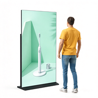 Afficheur numérique LCD tactile HD 4K de 43, 49, 55, 65 pouces, kiosque d'affichage numérique, animation SDK, sur pied, pour les magasins de détail en intérieur, OEM