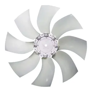 8 blades adjustable axial fan blade cooling fan for construction machinery industrial impeller