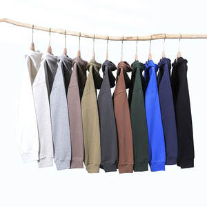 370gsm de calidad superior Heavyweight Terry Hoodies Sudadera de algodón y poliéster para hombres Sudadera con capucha de calle personalizada - Product Image 3