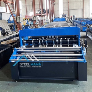 Iraq phổ biến chất lượng cao Tự động decking sàn cuộn tạo thành máy với dập nổi xương sườn - Product Image 5