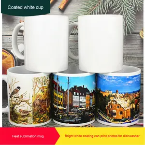 Caneca Mágica Moderna de Cerâmica do Fabricante que Muda de Cor com Revestimento Brilhante e Fosco, Segura para Transferência de Calor por Sublimação para Festas - Product Image 3