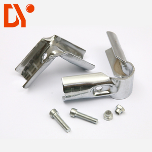 Connettori per Tubi Metallici Cromati HJ-2C Spessore 2,3mm per Tubi <span class=keywords><strong>Lean</strong></span> OD 28mm Sistema di Scaffalature per Magazzino - Product Image 5