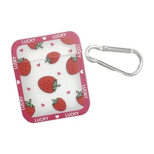 เคสป้องกันหูฟังไร้สาย AirPods รุ่นที่ 4/1/2/3 Pro - เคสลายการ์ตูนสตรอว์เบอร์รีสุดเทรนดี้ - Product Image 4