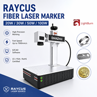 Máquina de Marcado Láser de Fibra Portátil Raycus de 20W 30W 50W 60W para Metal y Plástico