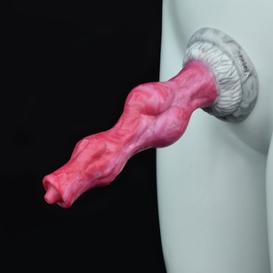 YOCY Dildo Grande de 8 Pulgadas con Nudo Animal, Dildo Monstruo para Mujeres y Hombres, Estimulador de Masturbación, Juguete Sexual de Silicona con Forma de Pene de Perro - Product Image 1