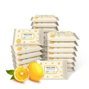 High Quality Wholesale Portable 10 Sheets Sensitive Skin Care Baby <strong>Wipes</strong> 10pcs Baby <strong>Cleaning</strong> <strong>Wipes</strong> - Product Image 2