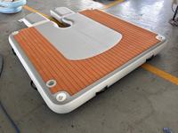 Plate-forme flottante gonflable de stationnement de jet-ski de quai d'aluminium de Supboard de l'eau avec le tapis d'Eva