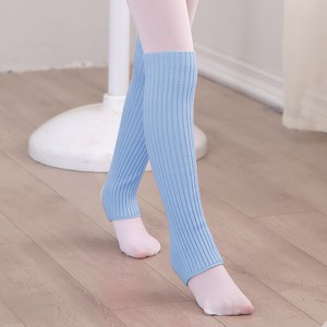 Pink Ribbed Knit <b>Leg</b> <b>Warmers</b> for Girls Ballet Dance Warm Socks Over the Knee for Training and Stage - Product Image 5