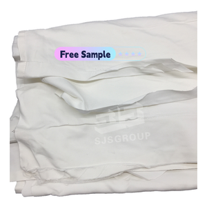 Muestra gratis 0,5-400kg Bale 100 algodón barato <span class=keywords><strong>tela</strong></span> <span class=keywords><strong>de</strong></span> algodón chatarra blanca sábana trapos <span class=keywords><strong>de</strong></span> limpieza para uso marino - Product Image 1