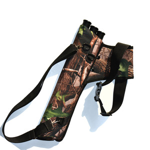 Three Tube Quiver Camouflage Black 600D Oxford Cloth For Hunting Archery Equipment - Product Image 5