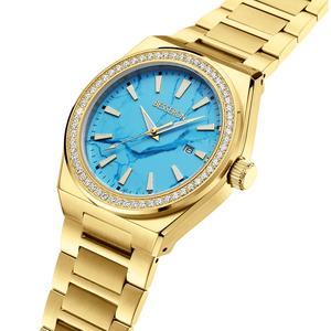 Reloj de Pulsera Automático Plateado de Lujo OEM para Hombre, Reloj de Cuarzo de Acero Inoxidable Más Vendido para Marca Privada - Product Image 6