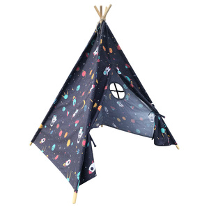 Tente de jeu intérieure/extérieure personnalisable et écologique pour enfants, en polyester et coton, avec technique de finition soignée – Offre Spéciale - Product Image 5