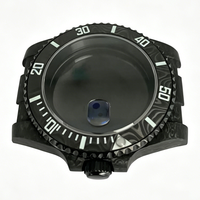 Boîtier en céramique noire, module de rechange, mouvement automatique, pièces de montre