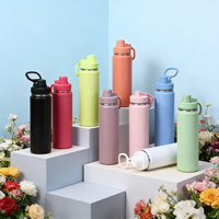Botella de Agua Térmica de Acero Inoxidable 304 de Doble Pared, Gran Capacidad, Ideal para Deportes y Actividades al Aire Libre, Precio de Fábrica