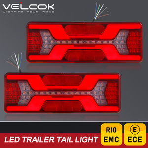 Feux arrière LED pour camion 12V 24V homologués ECE, feux arrière LED pour <span class=keywords><strong>remorque</strong></span>, camionnette, camion, feux de camion multifonctionnels - Product Image 2