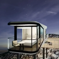 La maison de conteneur pliable de style classique la plus populaire/cabine de pomme pour la vie ou le bureau ou le magasin/maison préfabriquée de capsule