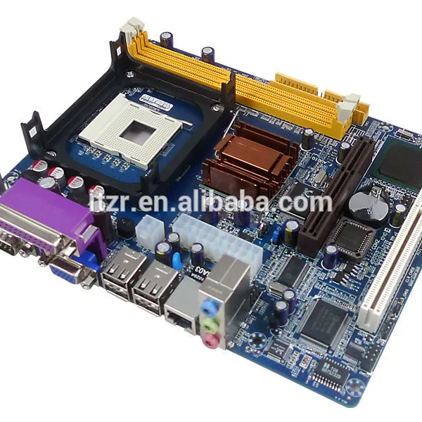 Esonic zillion placa-mãe intel 865gv, suporte cpu fsb800mhz, sata ddr ram ce soquete 478 tudo em um computador